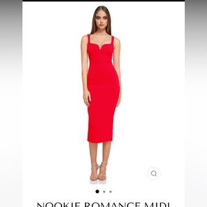 Nookie Romance Midi Dress -Red- XS